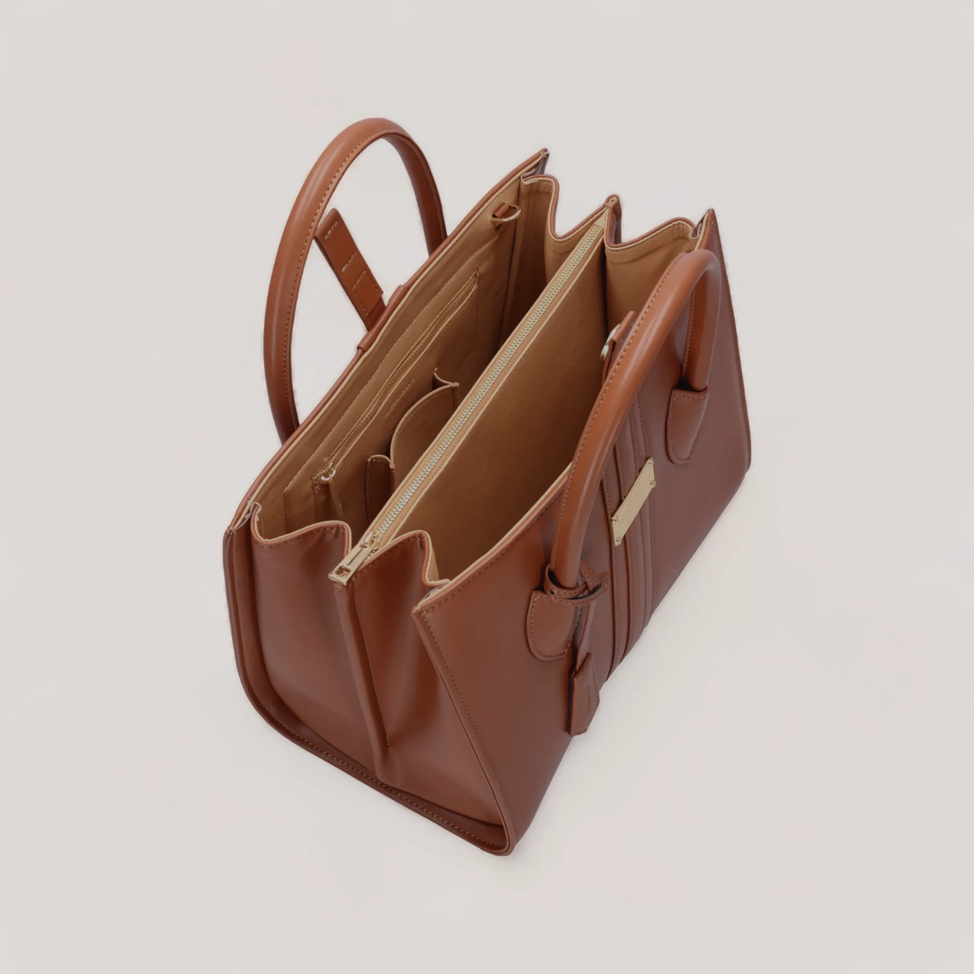 1.6.1 Maxi - Tote Shoulder Bag -Nude Corn Leather