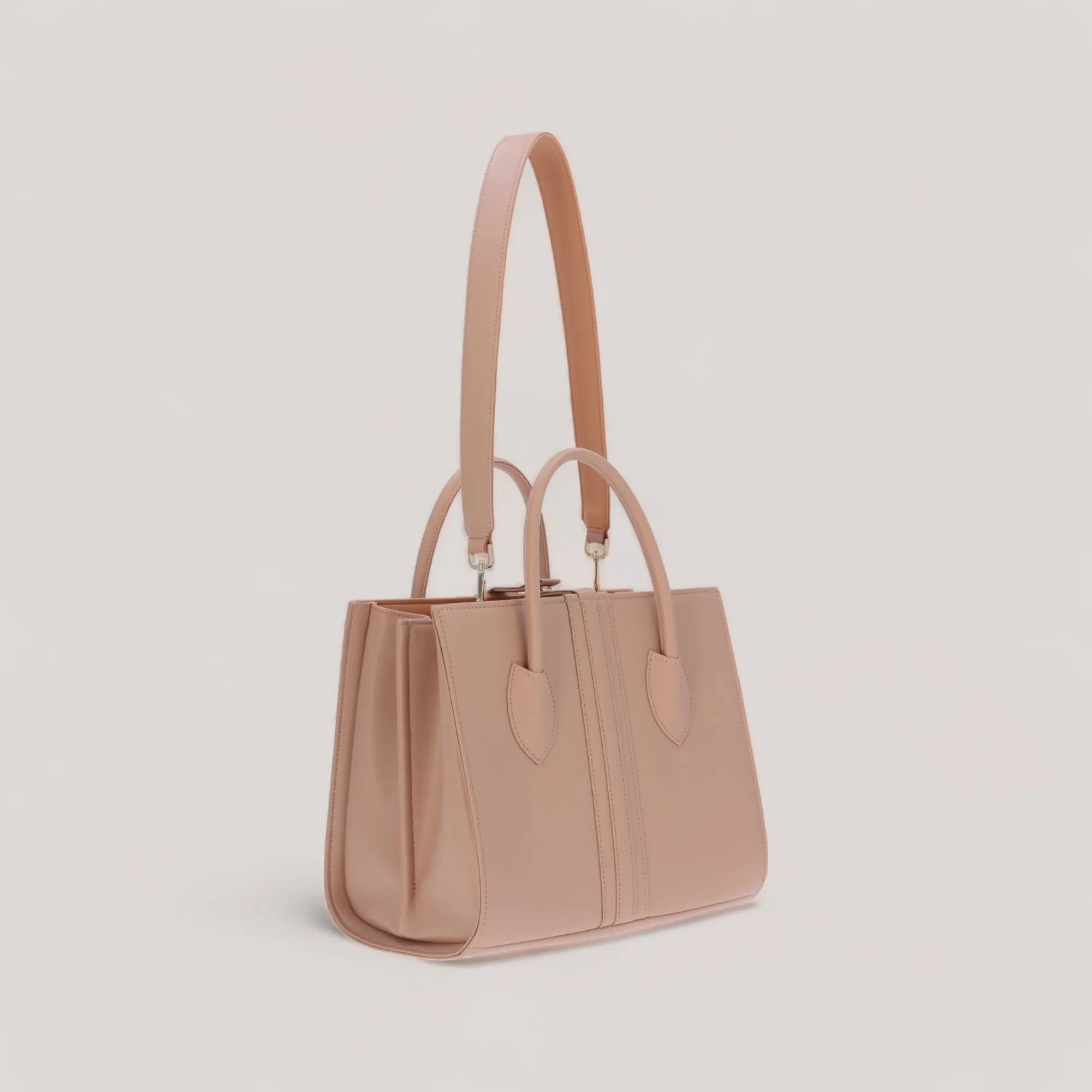 1.6.1 Maxi - Tote Shoulder Bag -Nude Corn Leather