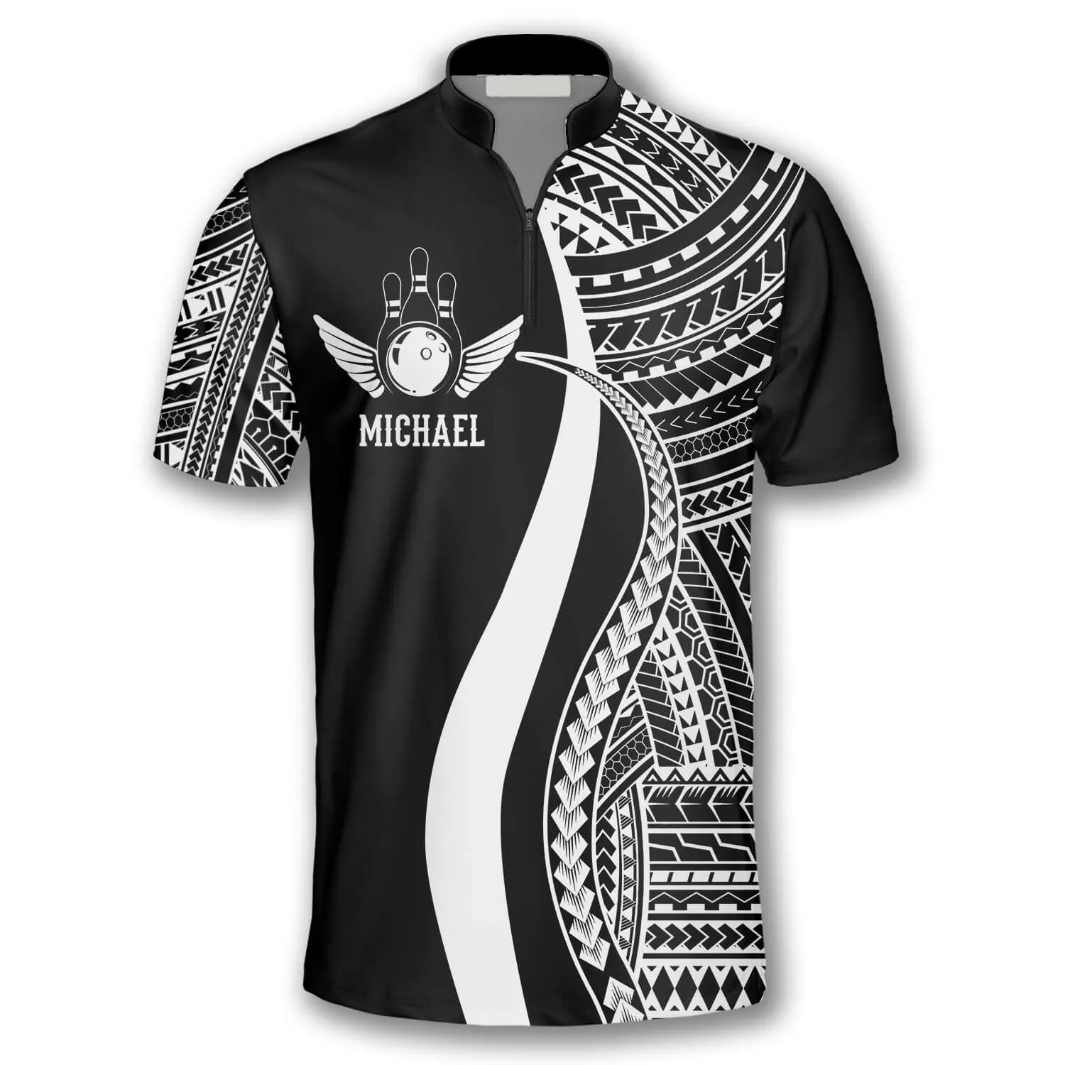 3D All Over Print Hawaian Pattern Custom Bowling Jerseys for Men, Perfect Gift for Bowling Lover