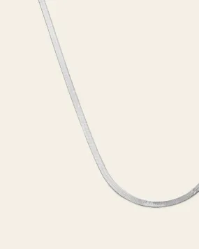 3mm Herringbone Chain - Sterling Silver