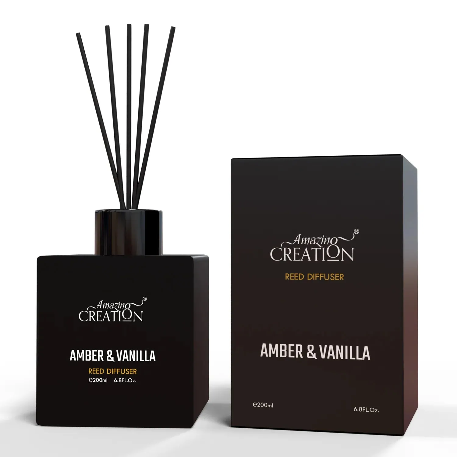 Amazing Creation Amber Vanilla Reed Diffuser - 200ml