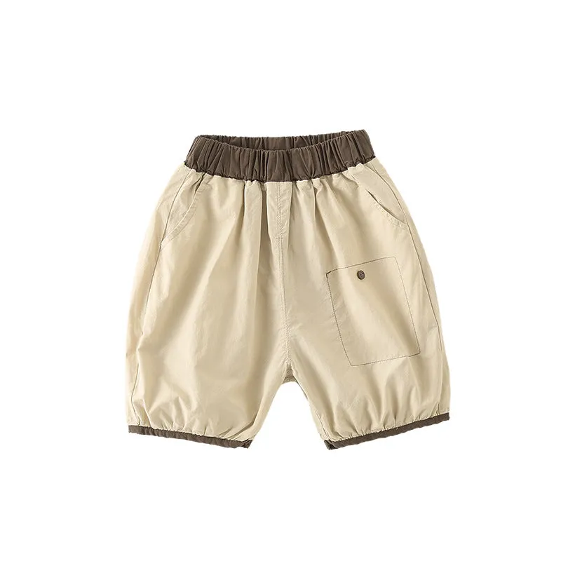 Baby Kid Boys Solid Color Shorts Wholesale 240409286