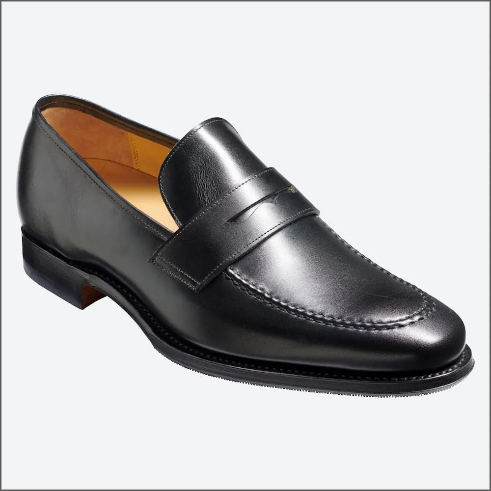 Barker Gates - Black Calf Penny Loafer*