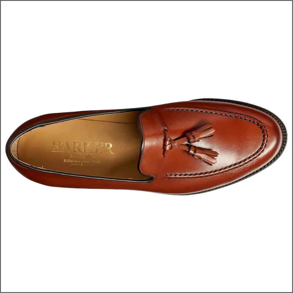 Barker Studland - Rosewood Calf Tassel Loafer*