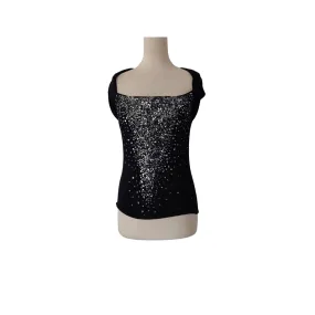 Bay Black with Silver Sequins Top | Gently Used |