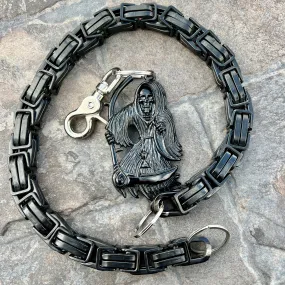 Black Grim Reaper Wallet Chain - Black Daytona CVO - WC17CVO