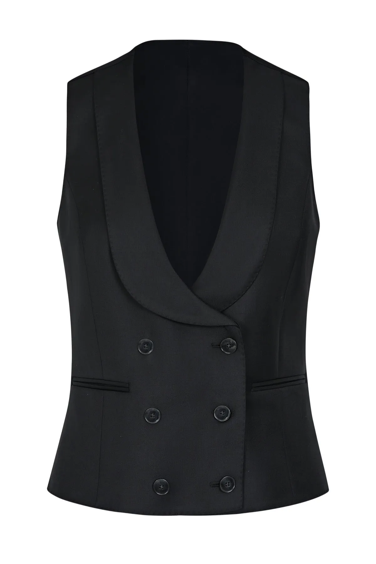 Black waistcoat