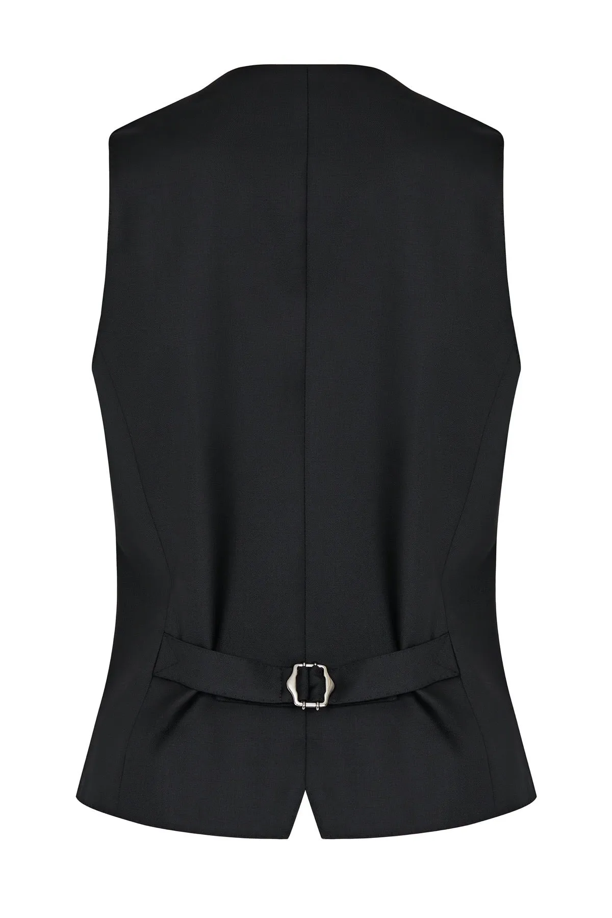 Black waistcoat