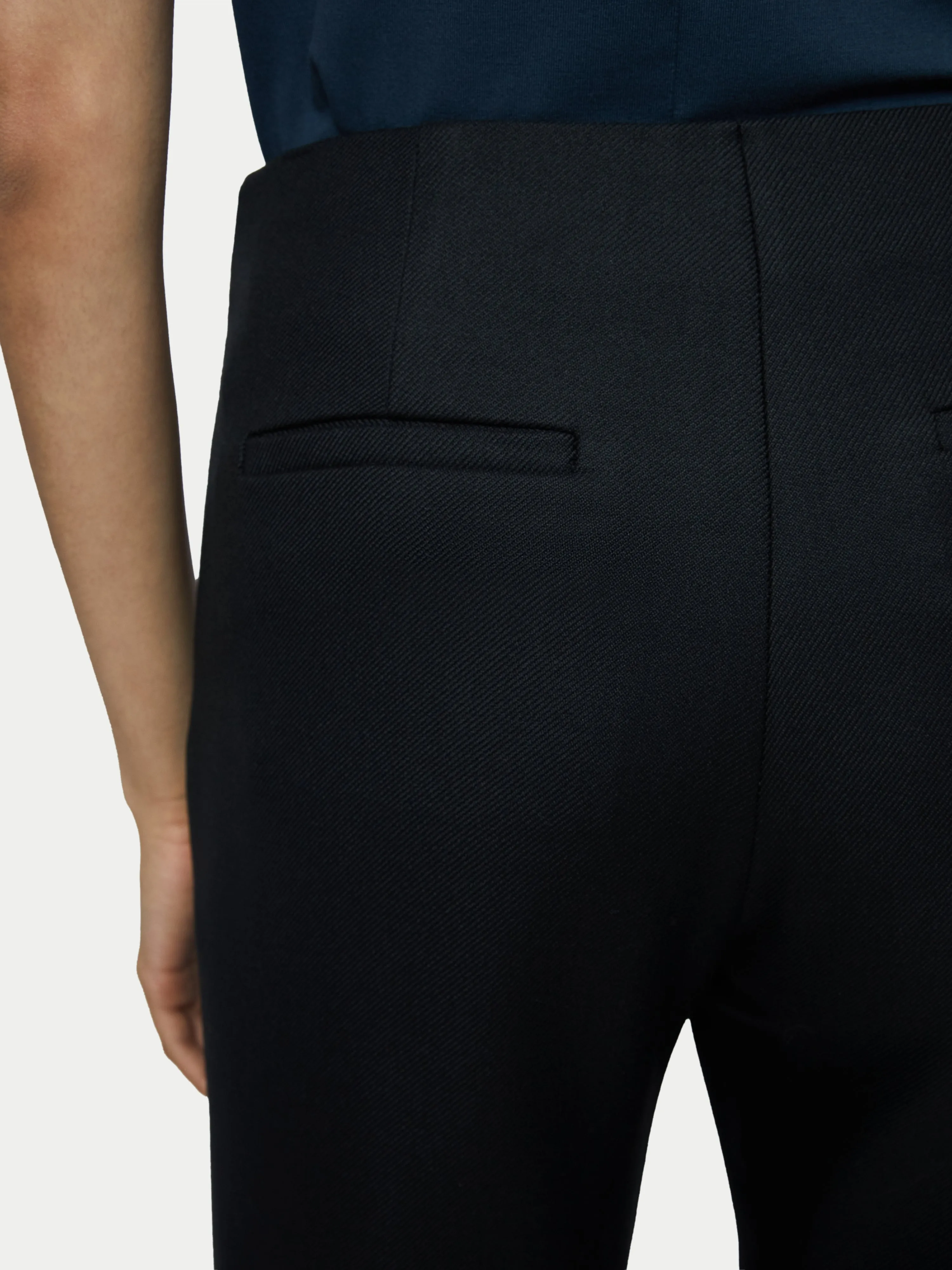 Blake Wool Twill Trouser | Black