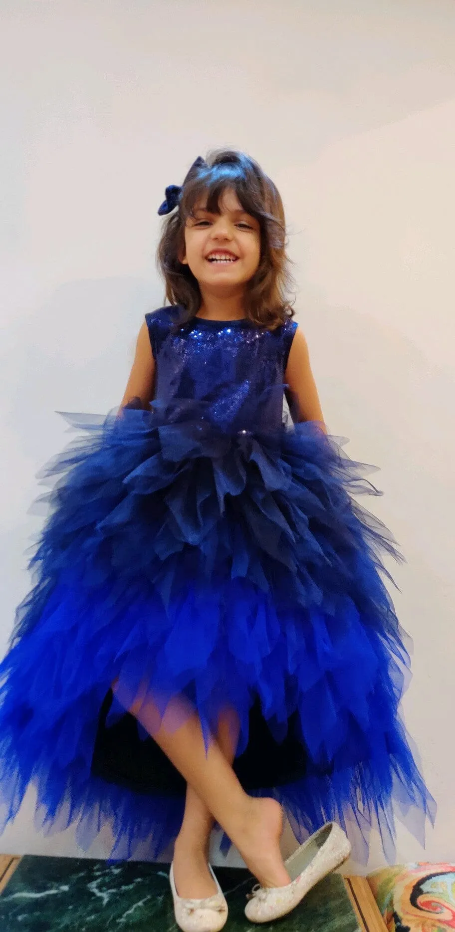 Blue Star Hilow Party dress