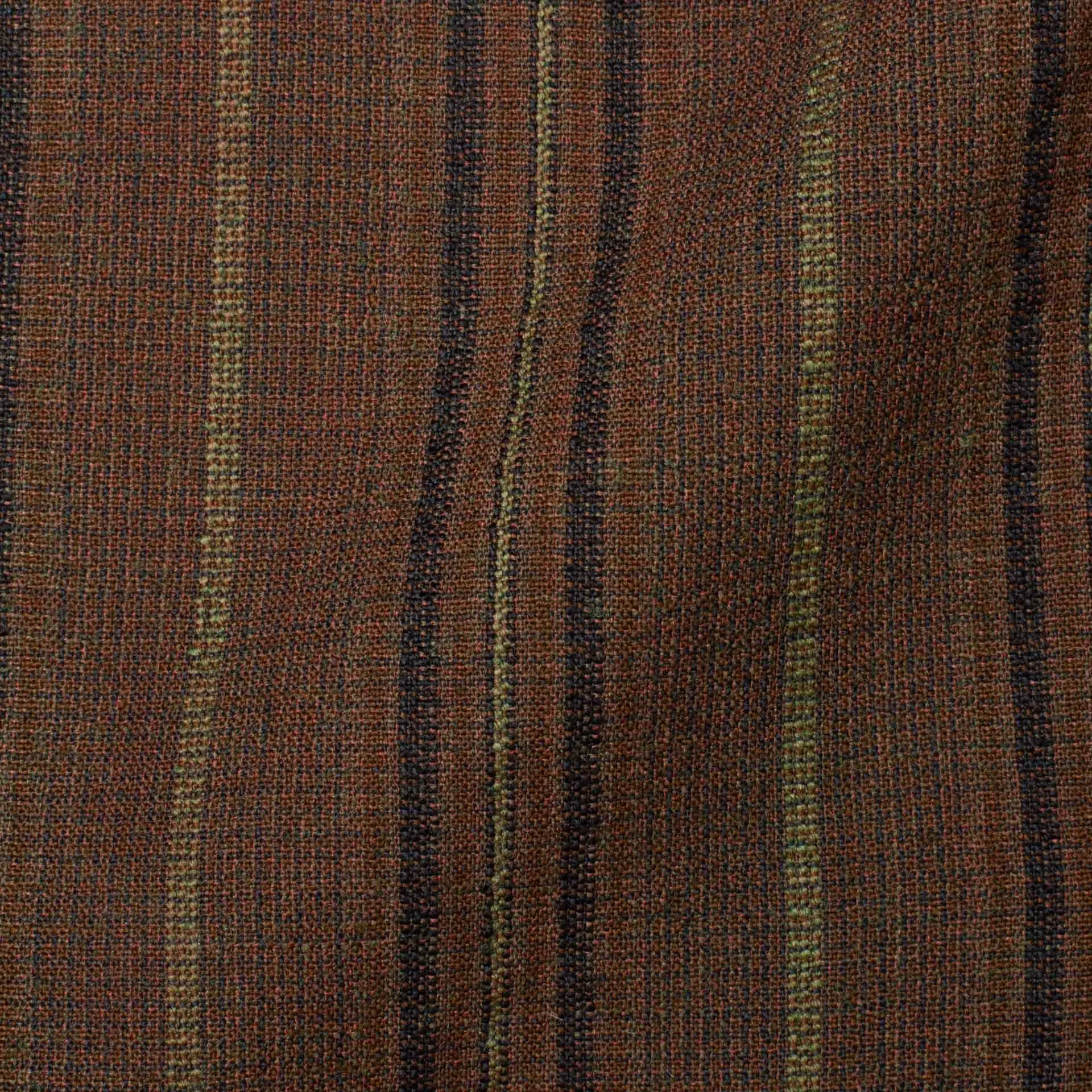 BOGLIOLI Galleria Brown Striped Wool-Silk Unconstructed Jacket EU 48 NEW US 38