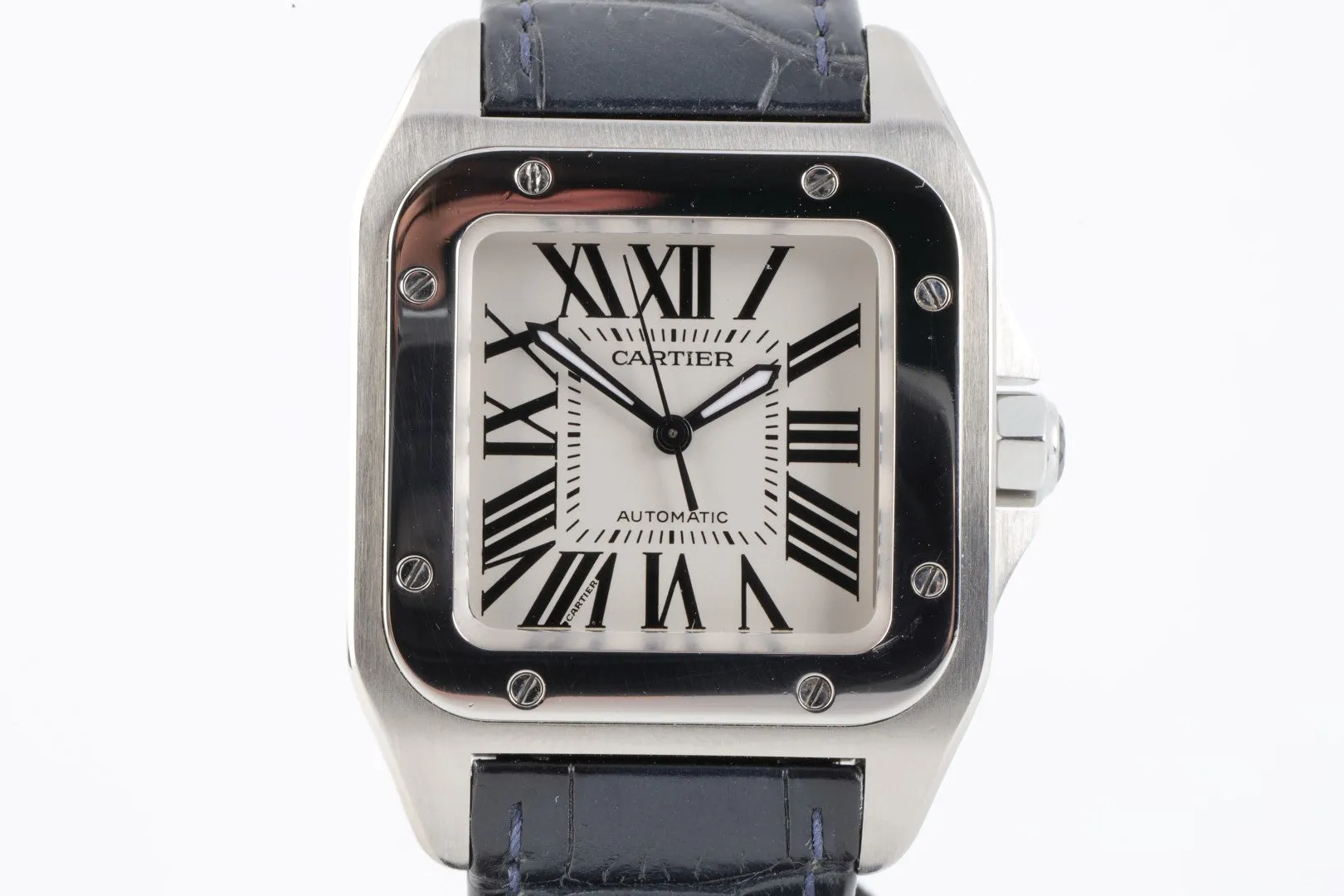 Cartier Santos 100 2878 Stainless Steel 33mm Watch