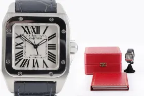 Cartier Santos 100 2878 Stainless Steel 33mm Watch