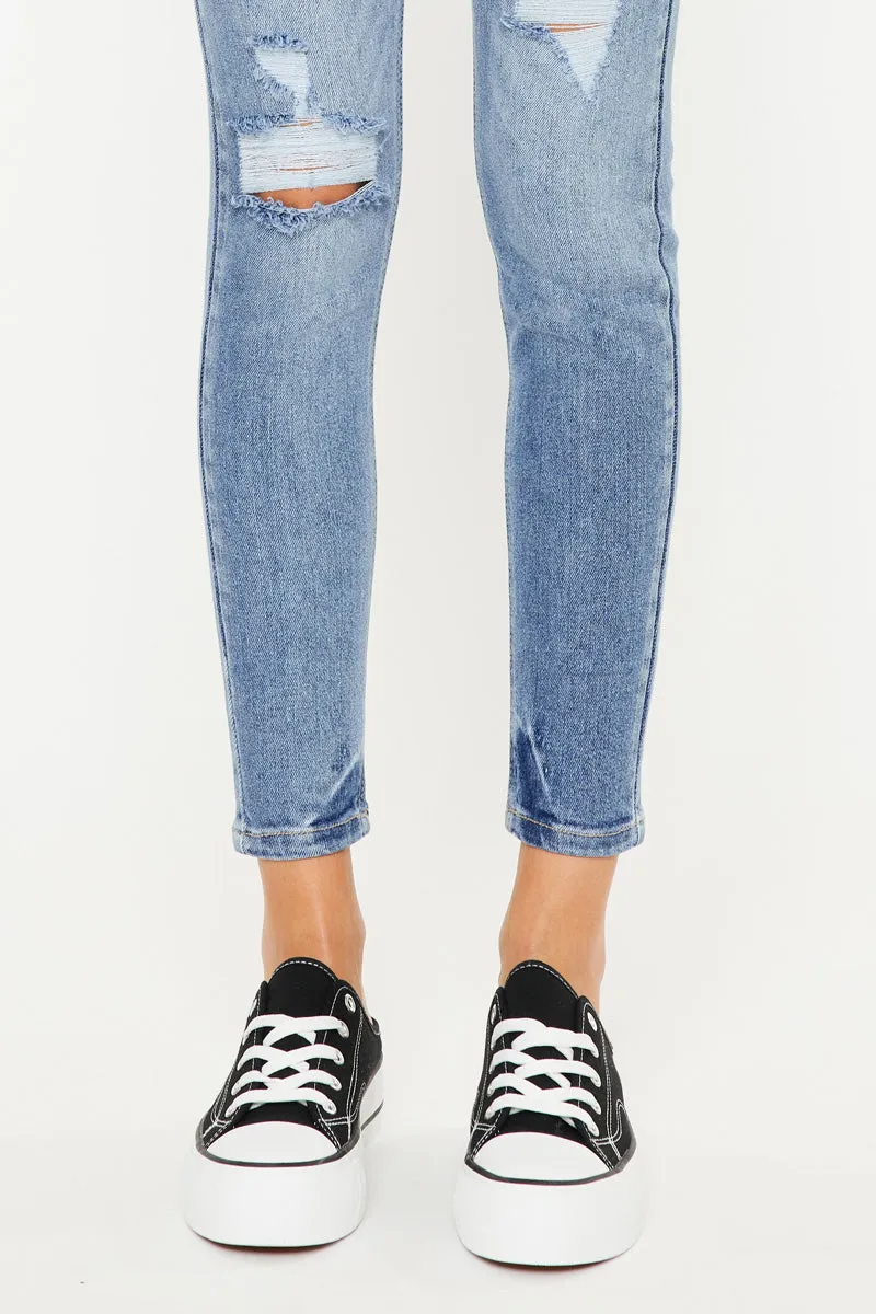 Chanell High Rise Ankle Skinny Jeans