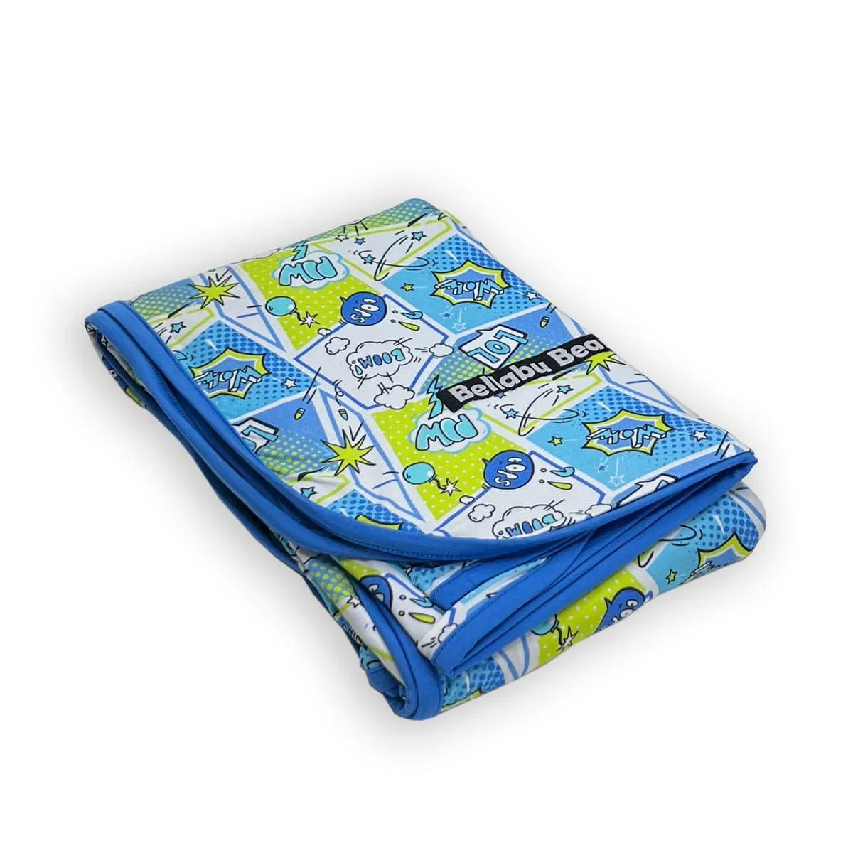 Comic Blue Bamboo Blanket