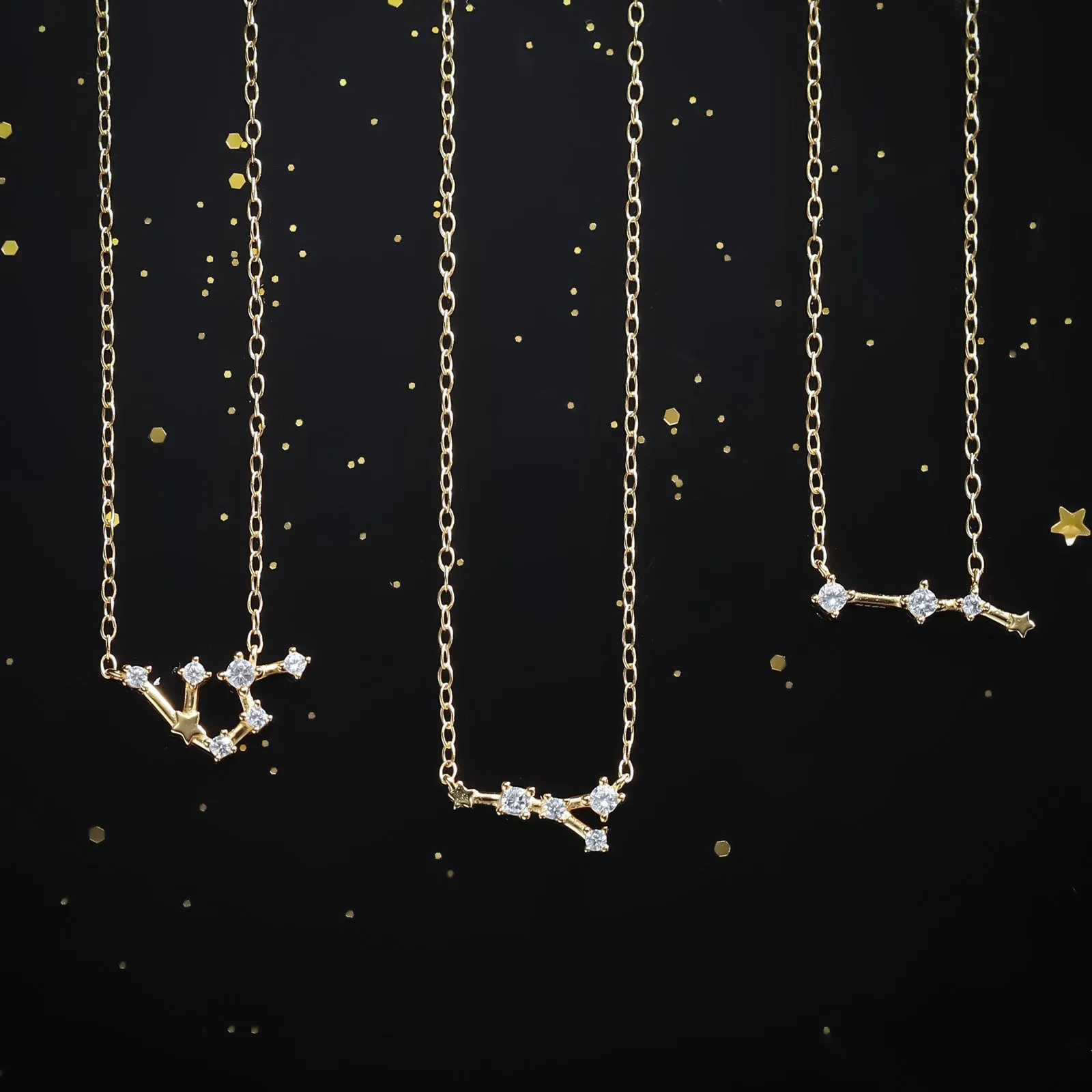 Constellation Silver Necklace - Cancer