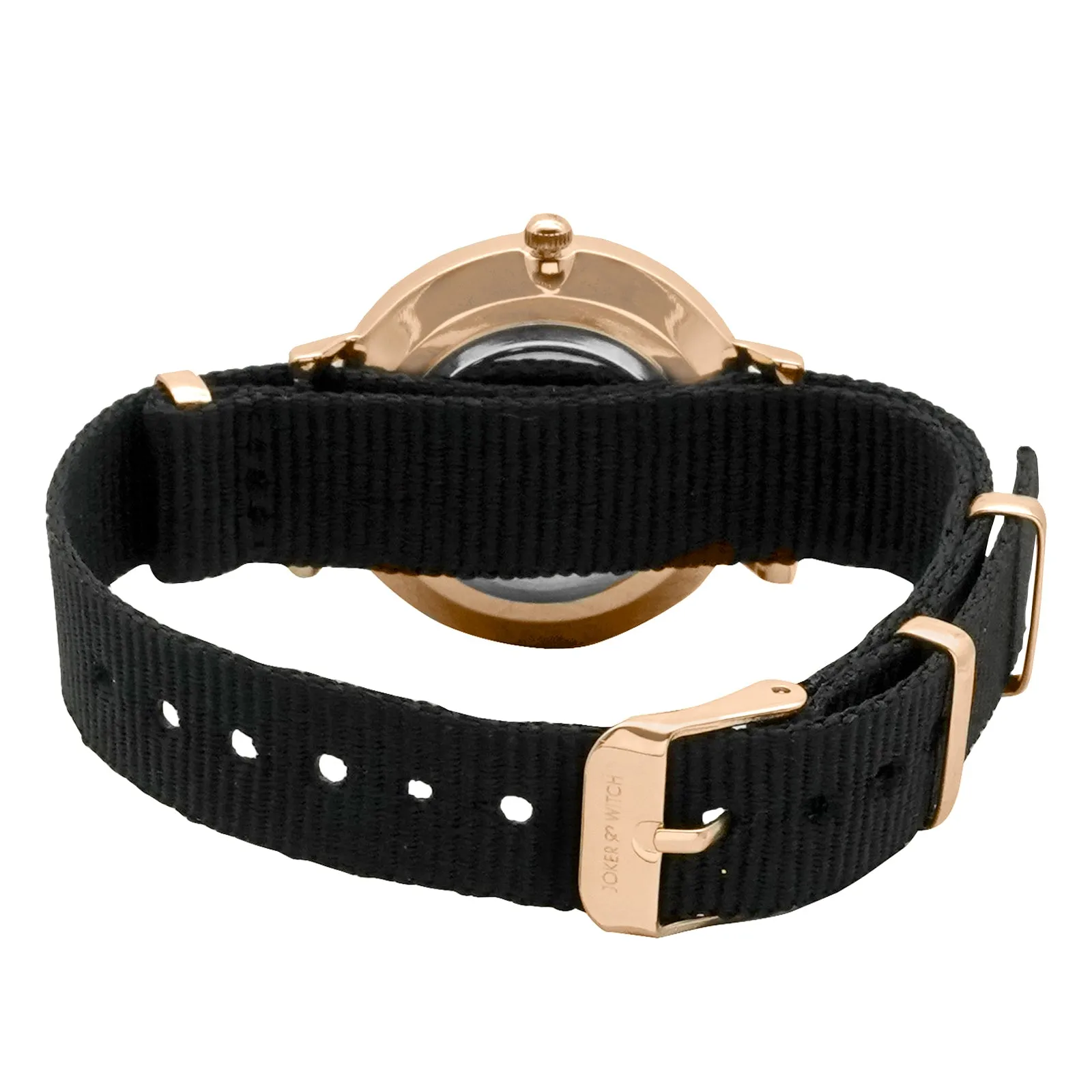 Cosmo Black Watch Bracelet Stack