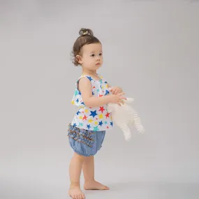 Denim Baby Ruffle Panties