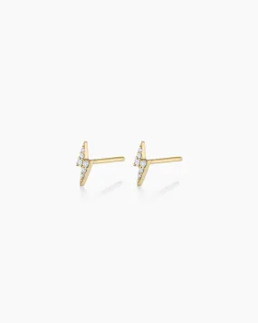 Diamond Lightning Studs