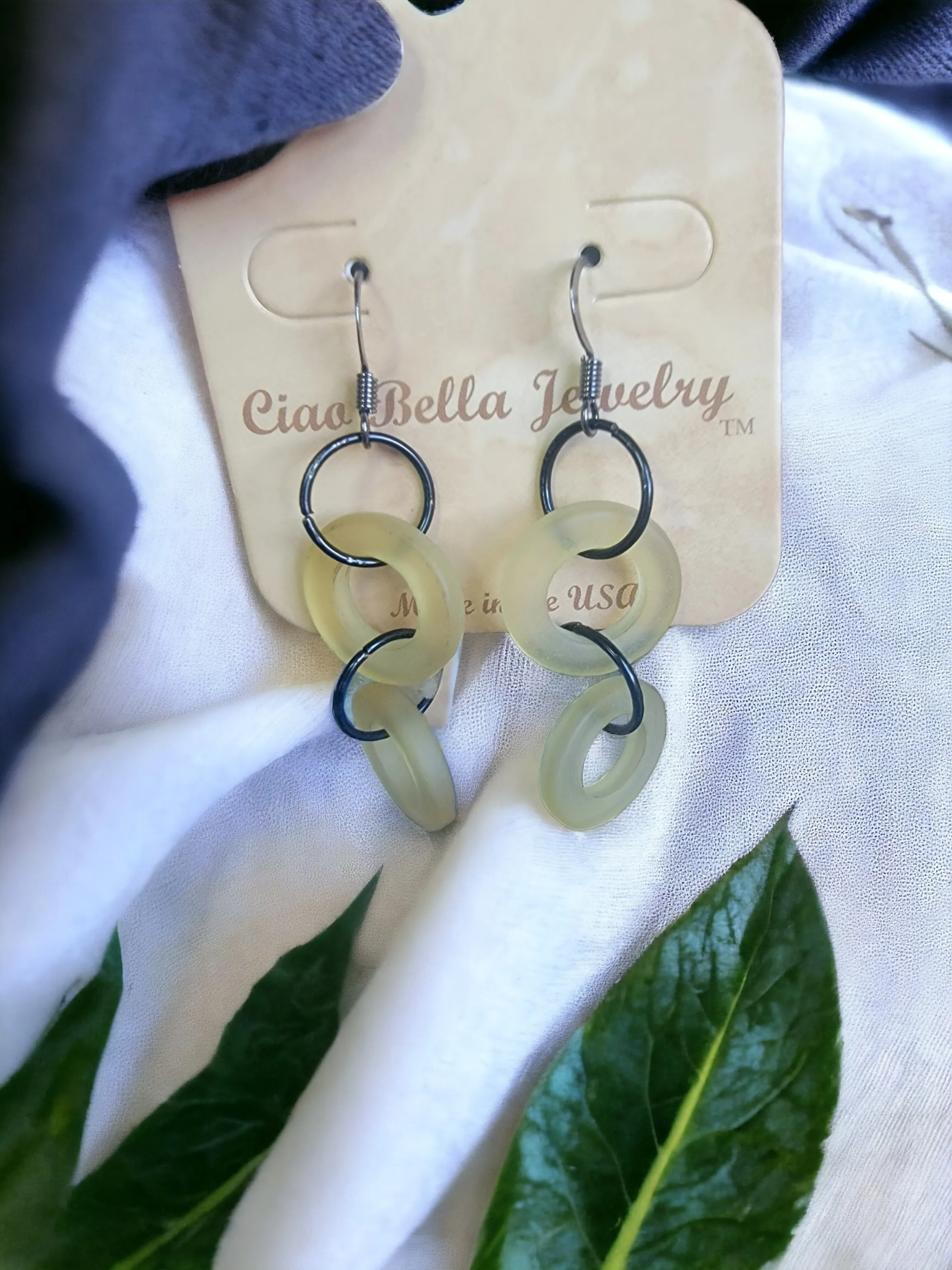 Double Down on Style: Sea Glass Hoop Earrings Made for a Statement