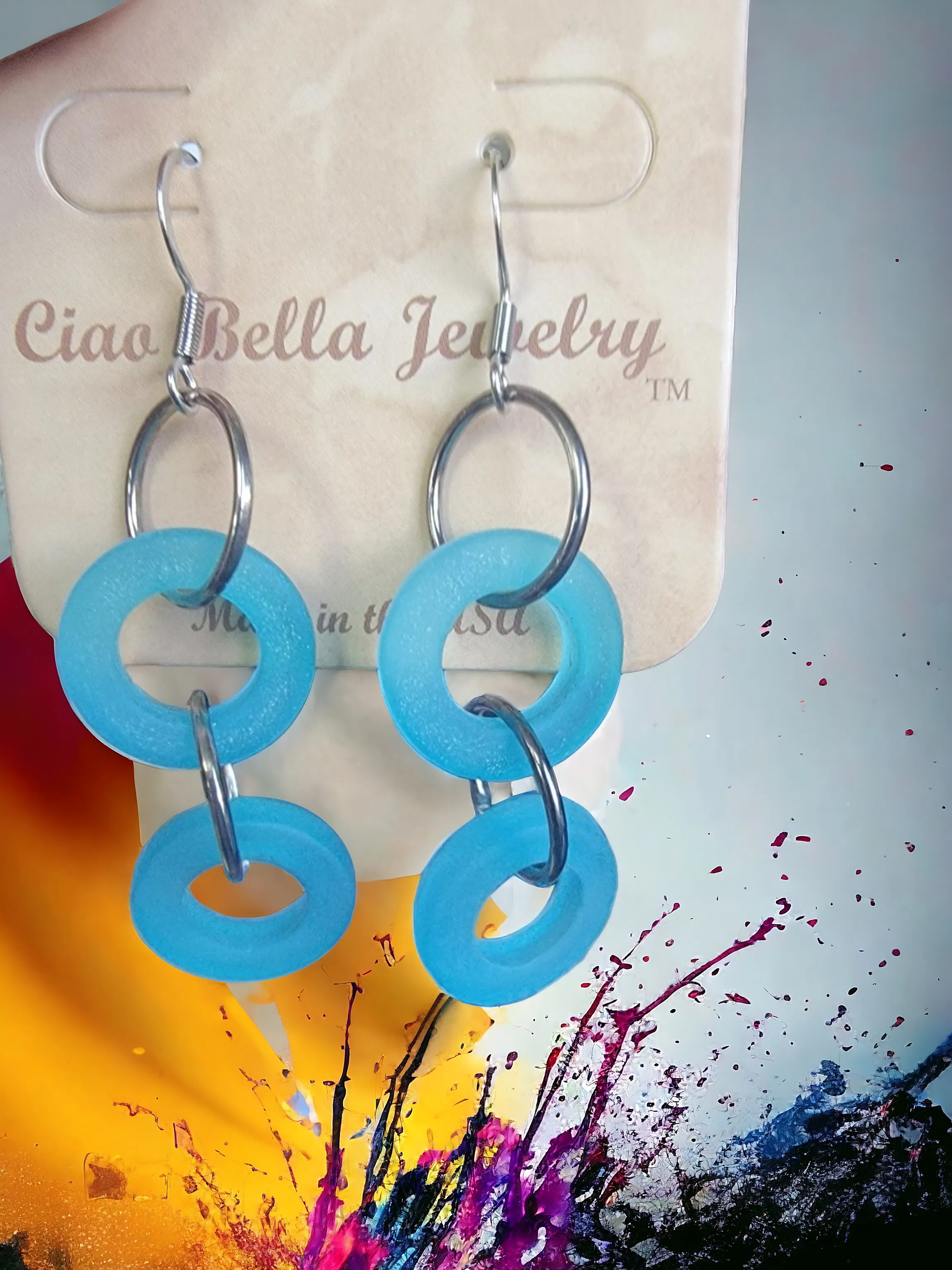 Double Down on Style: Sea Glass Hoop Earrings Made for a Statement