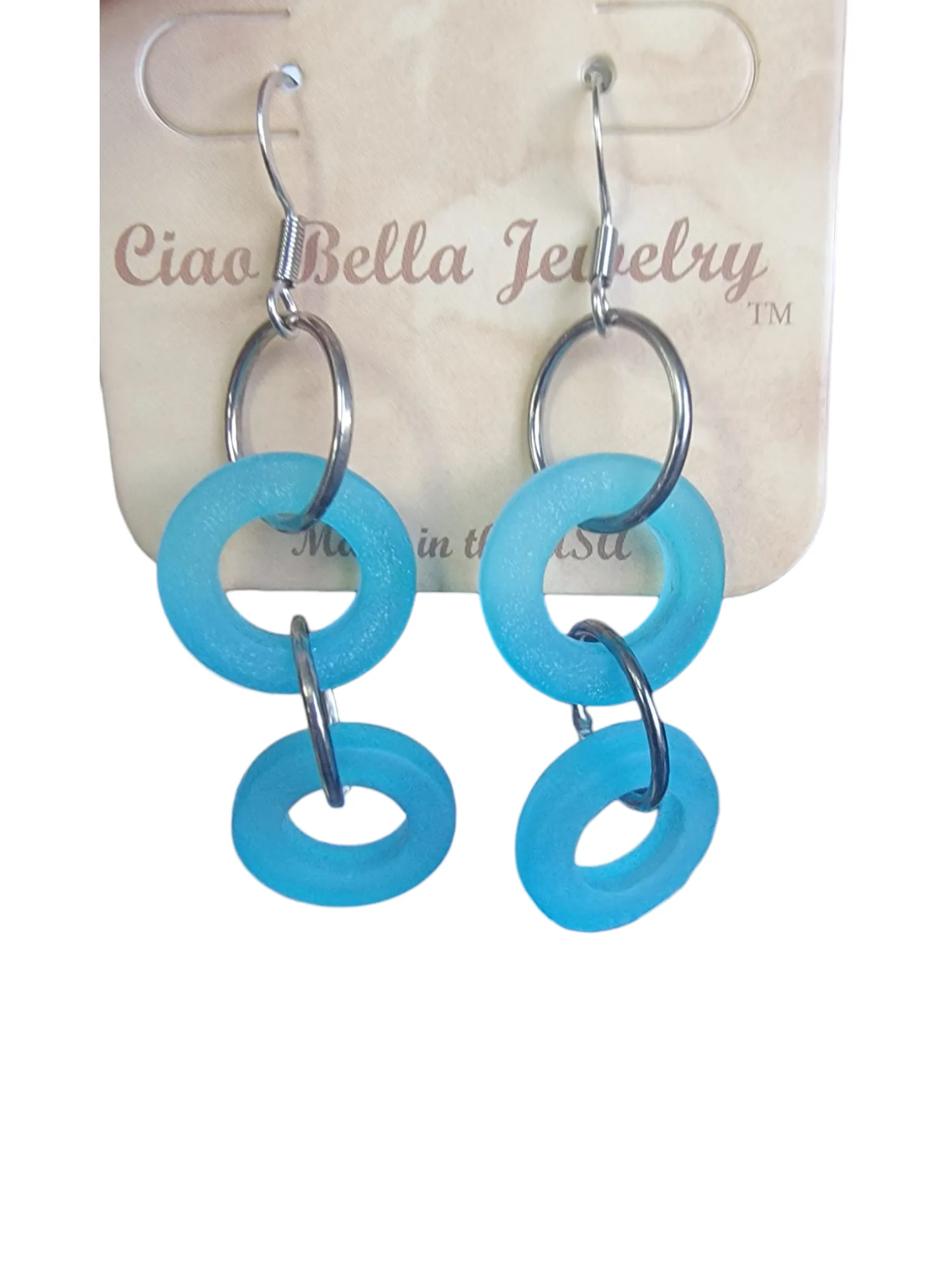 Double Down on Style: Sea Glass Hoop Earrings Made for a Statement