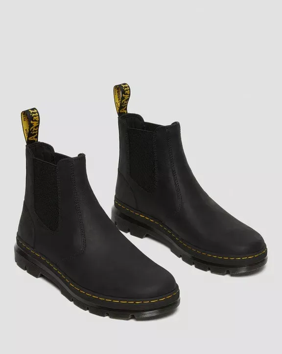 Dr Martens - Men's Embury Leather Black Casual Chelsea Boots 26002001