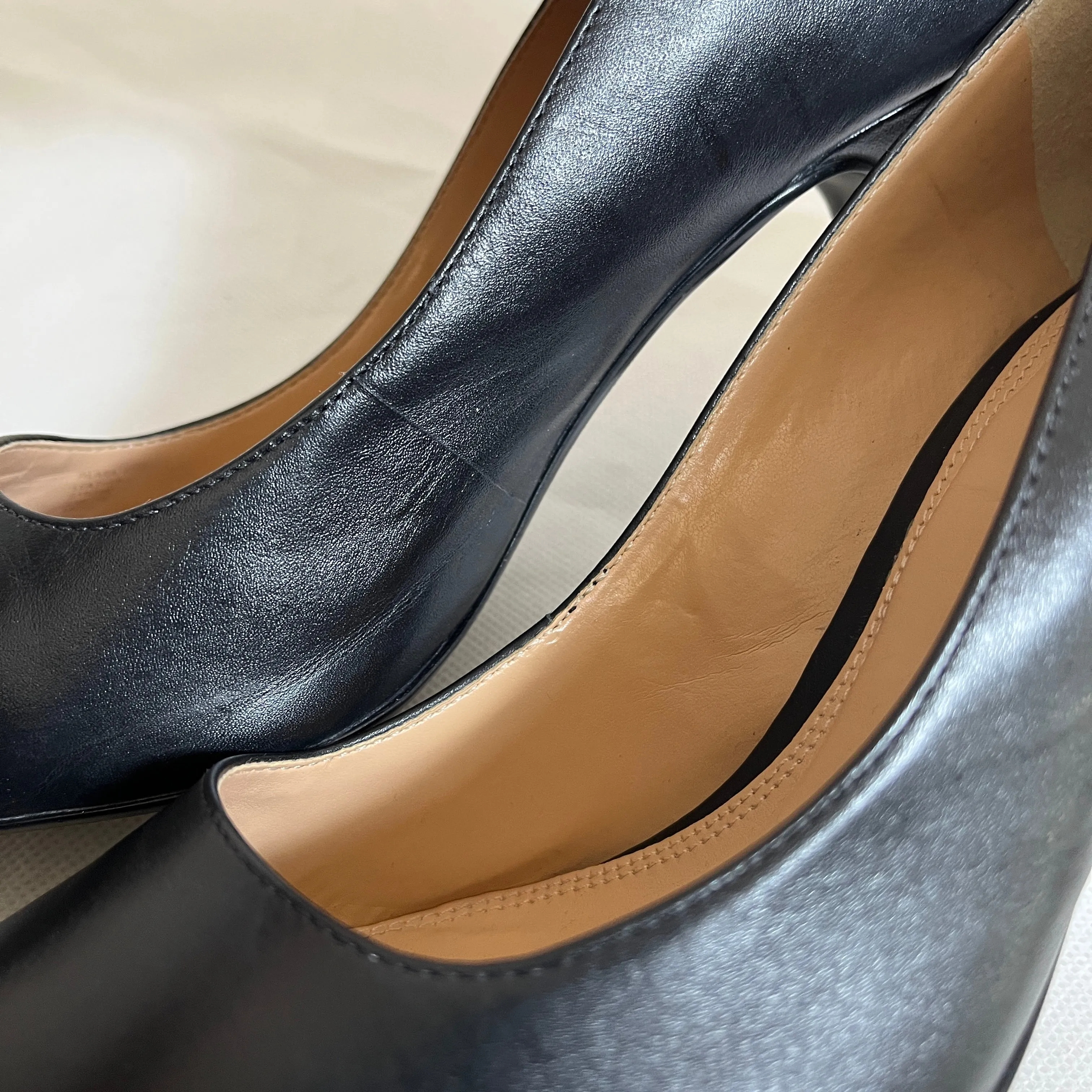 DUNE Black Square-toe Black Pumps | Gently Used |