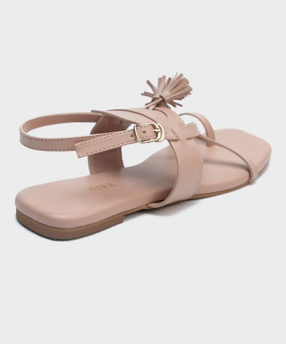 Faux Leather Sandals