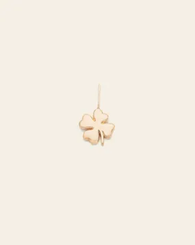 Four Leaf Clover Charm - 14k Solid Gold