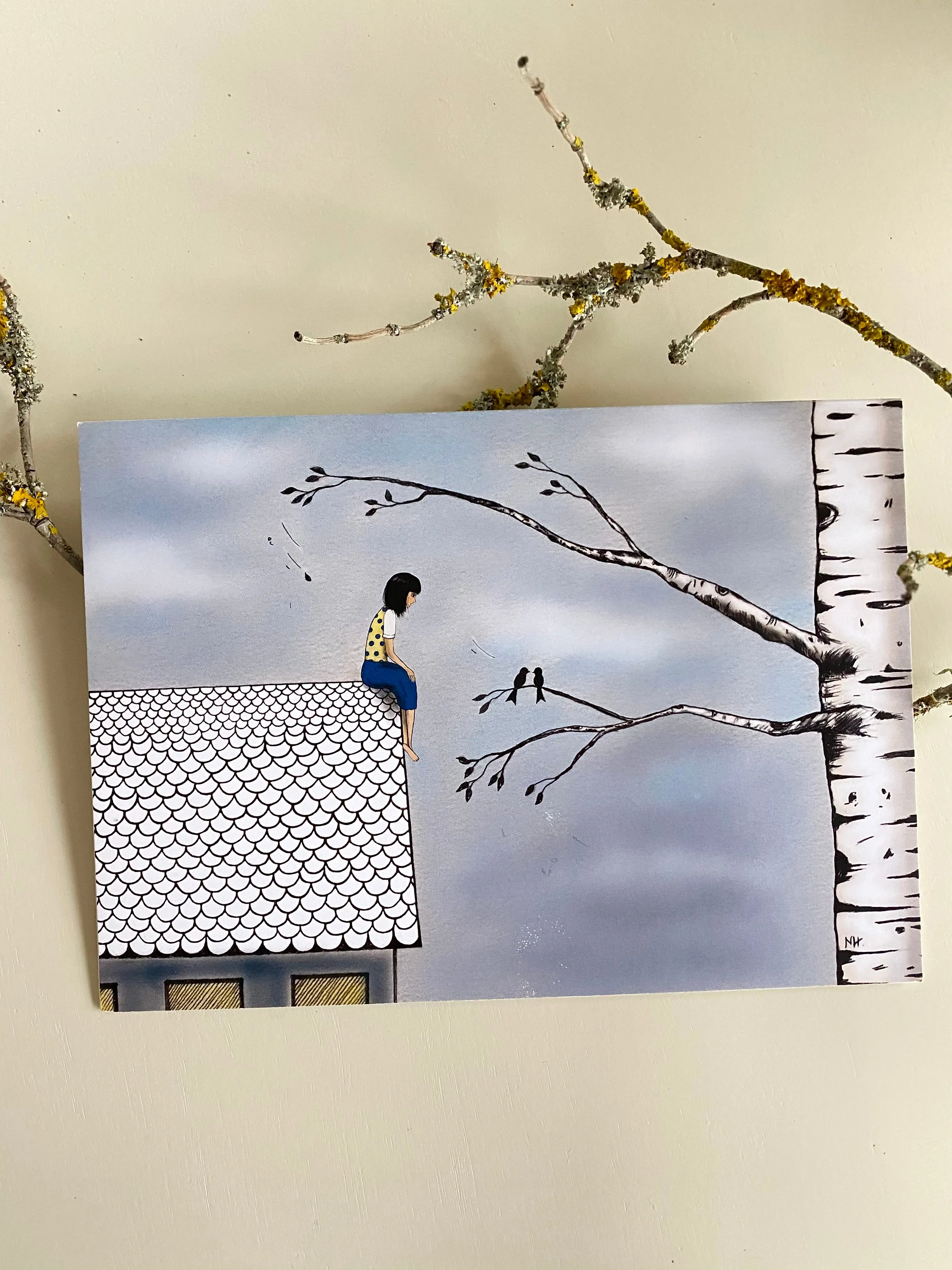 Free As A Bird: Greeting Card