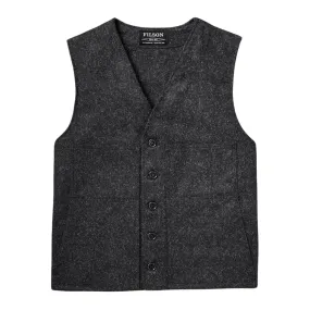 Gilet Uomo Filson Mackinaw Wool Vest Grigio Scuro