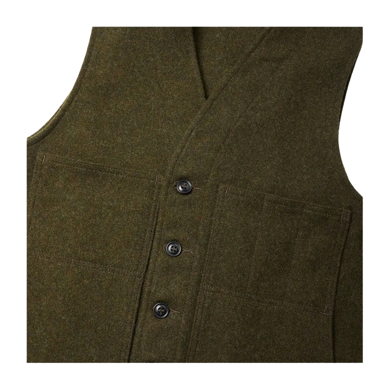 Gilet Uomo Filson Mackinaw Wool Vest Verde