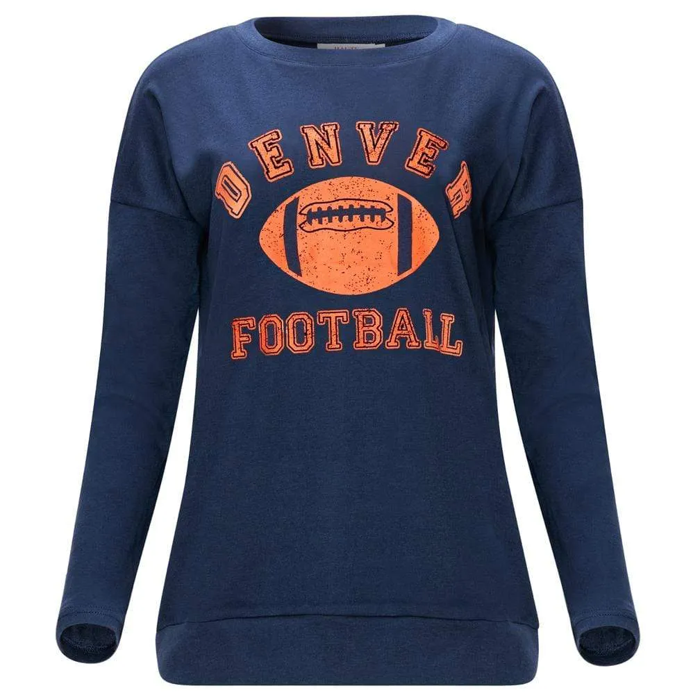 Haute Edition Women's Game Day Football Sweatshirt