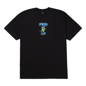 HUF BAD CAT S/S TEE-BLACK