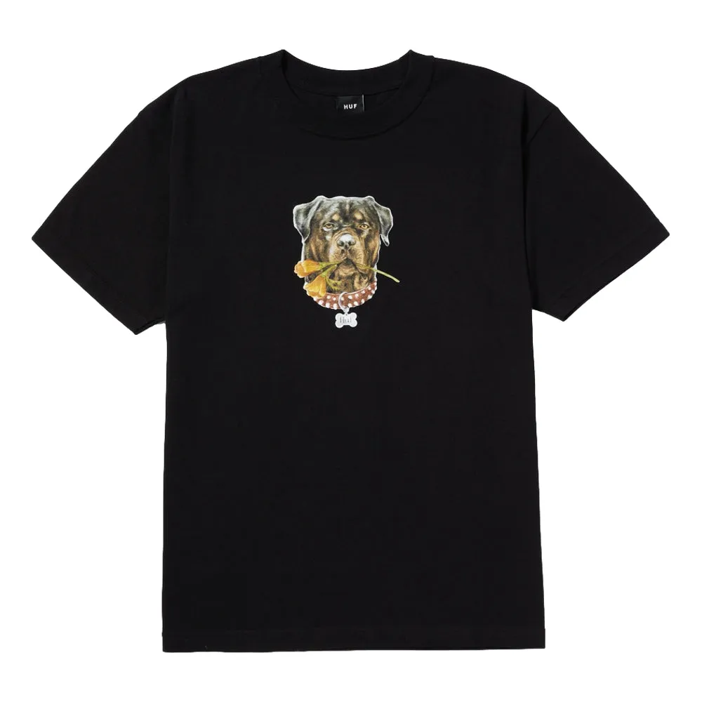 HUF BIG POPPY S/S TEE-BLACK