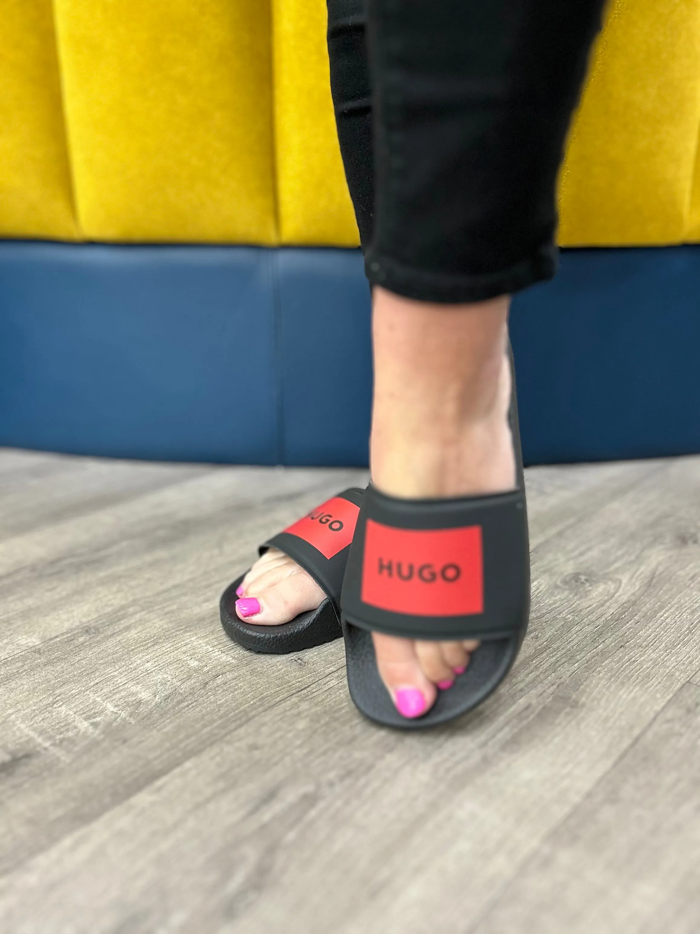 Hugo Boss Black/Red Sliders