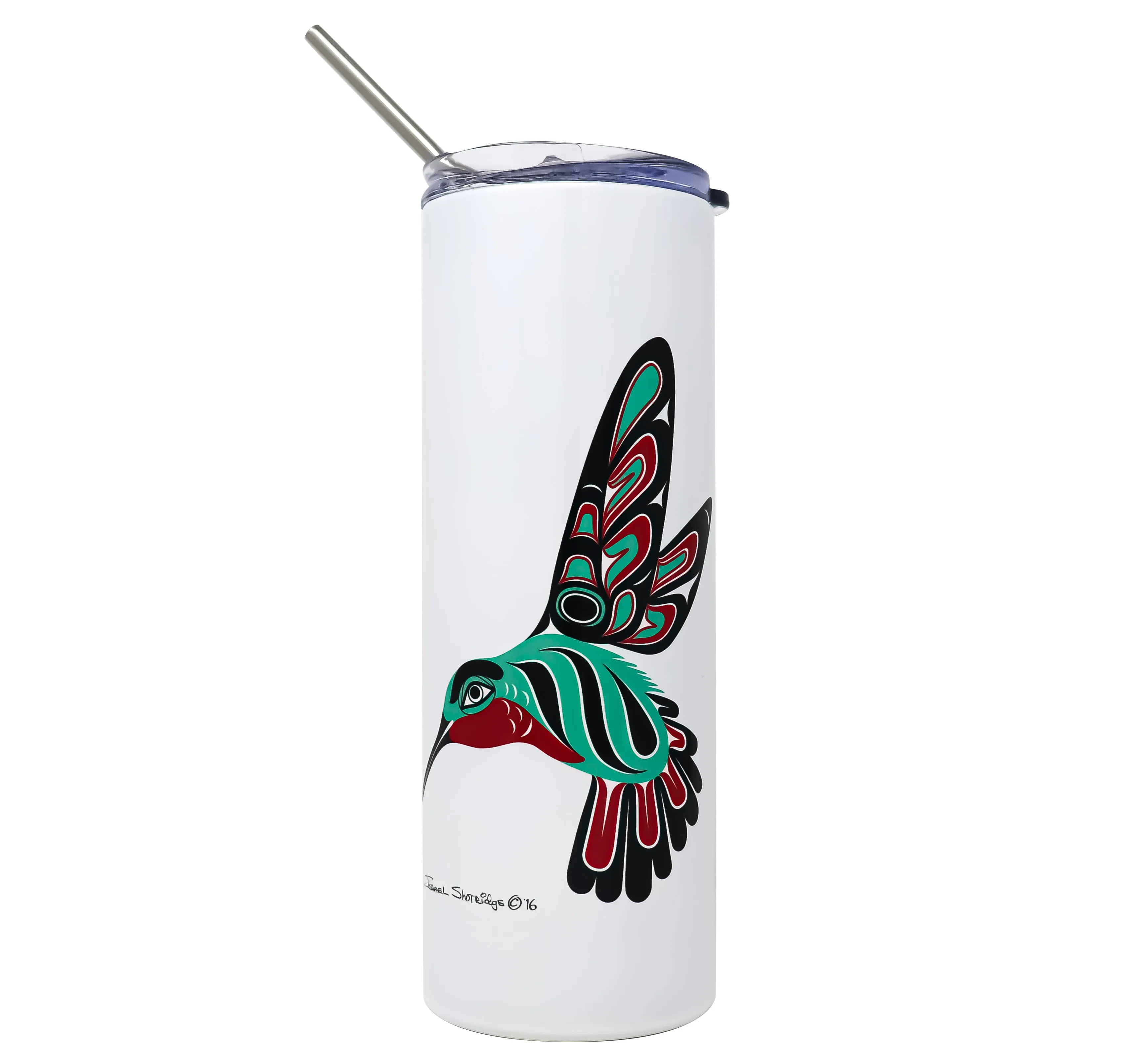 Hummingbird Formline Tumbler w/ Straw