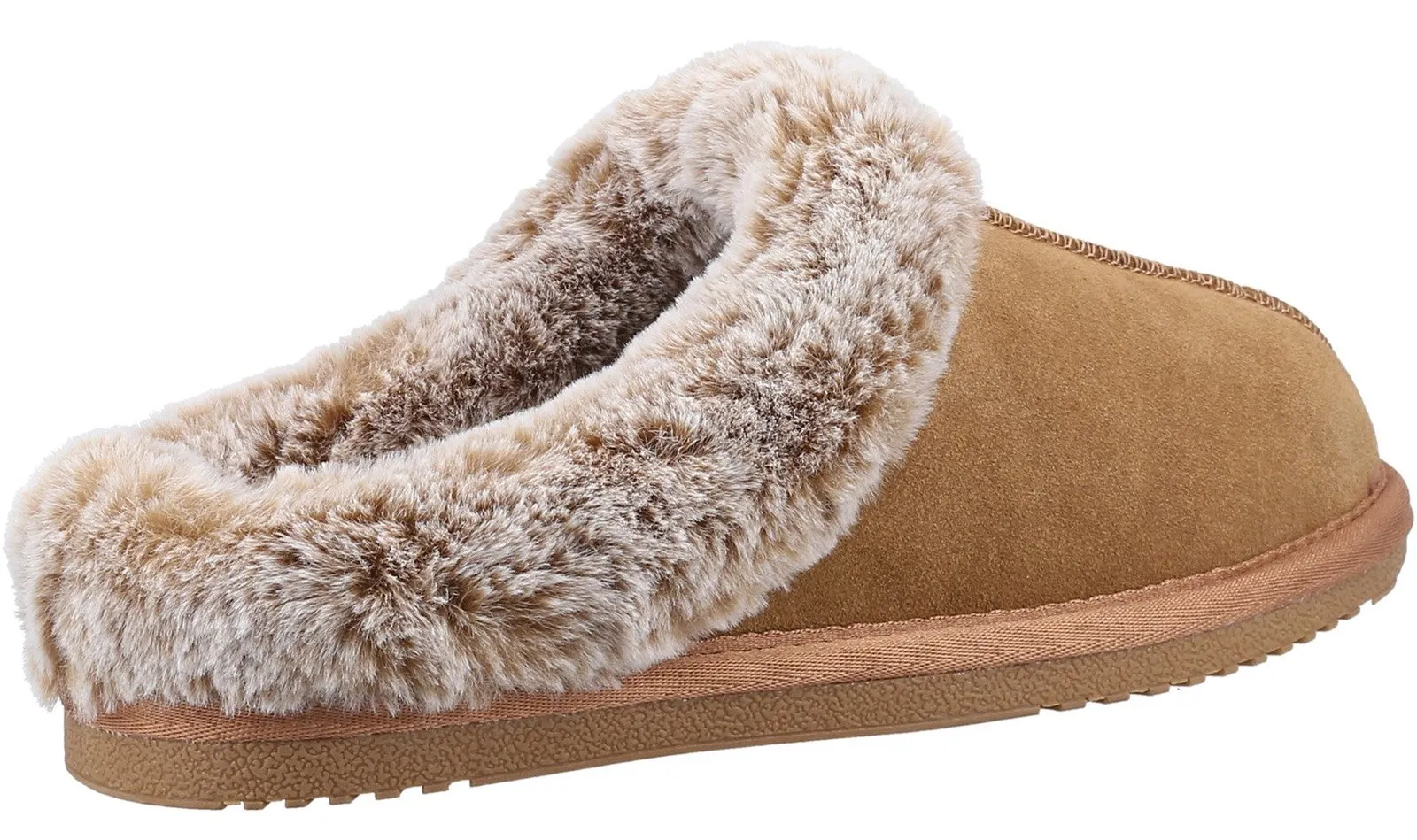 Hush Puppies Amara Womens Suede Leather Slipper