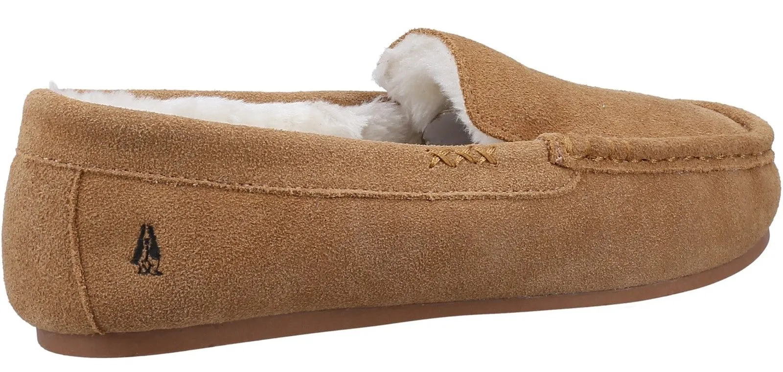 Hush Puppies Annie Womens Suede Mocassin Slipper