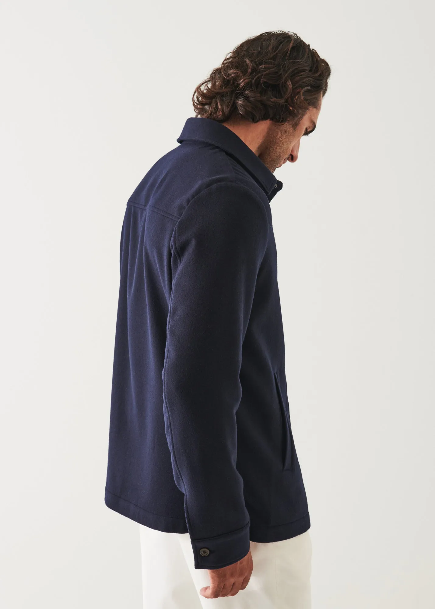 ITALIAN ONE POCKET SHIRT JACKET