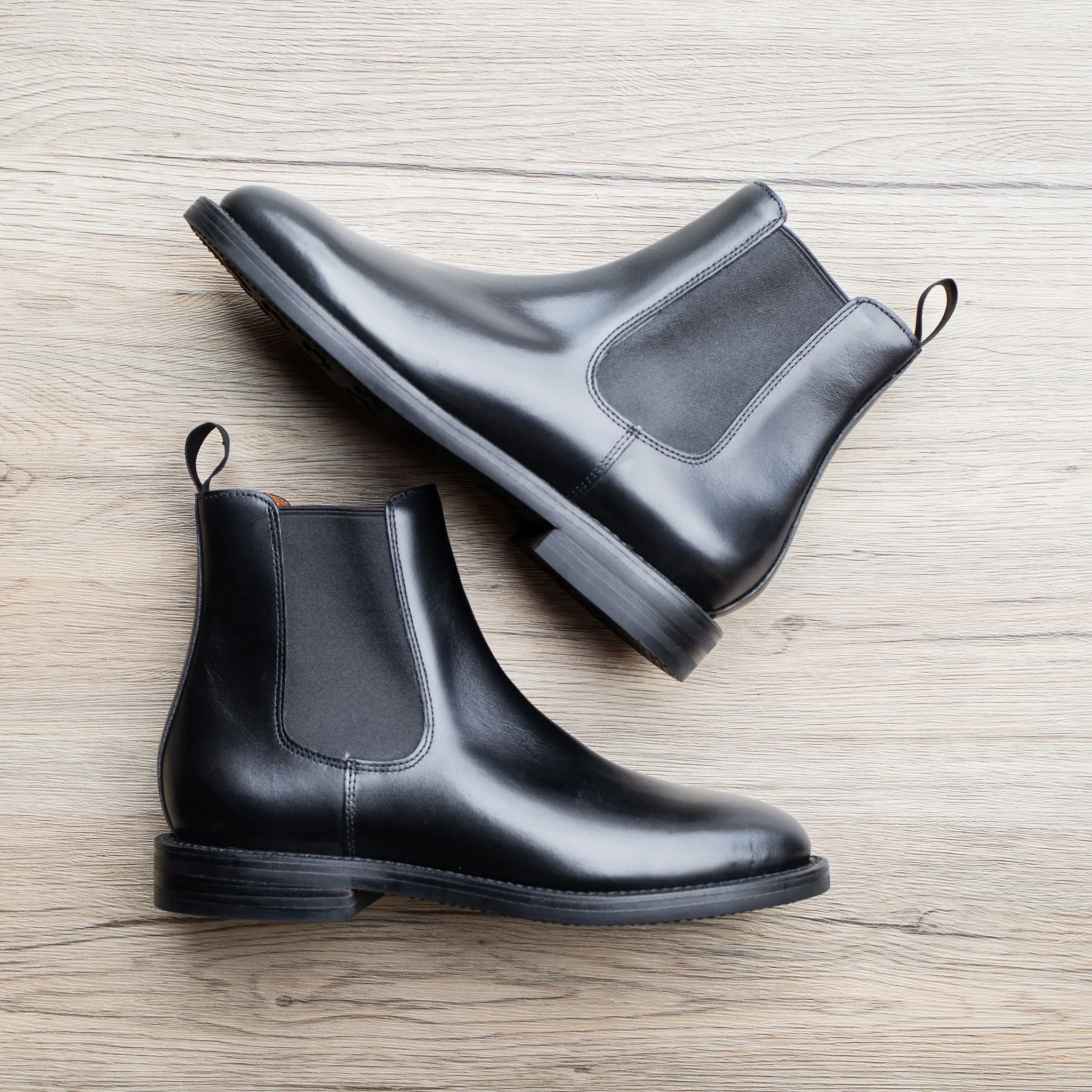 Josephine Chelsea Boot Black Calf