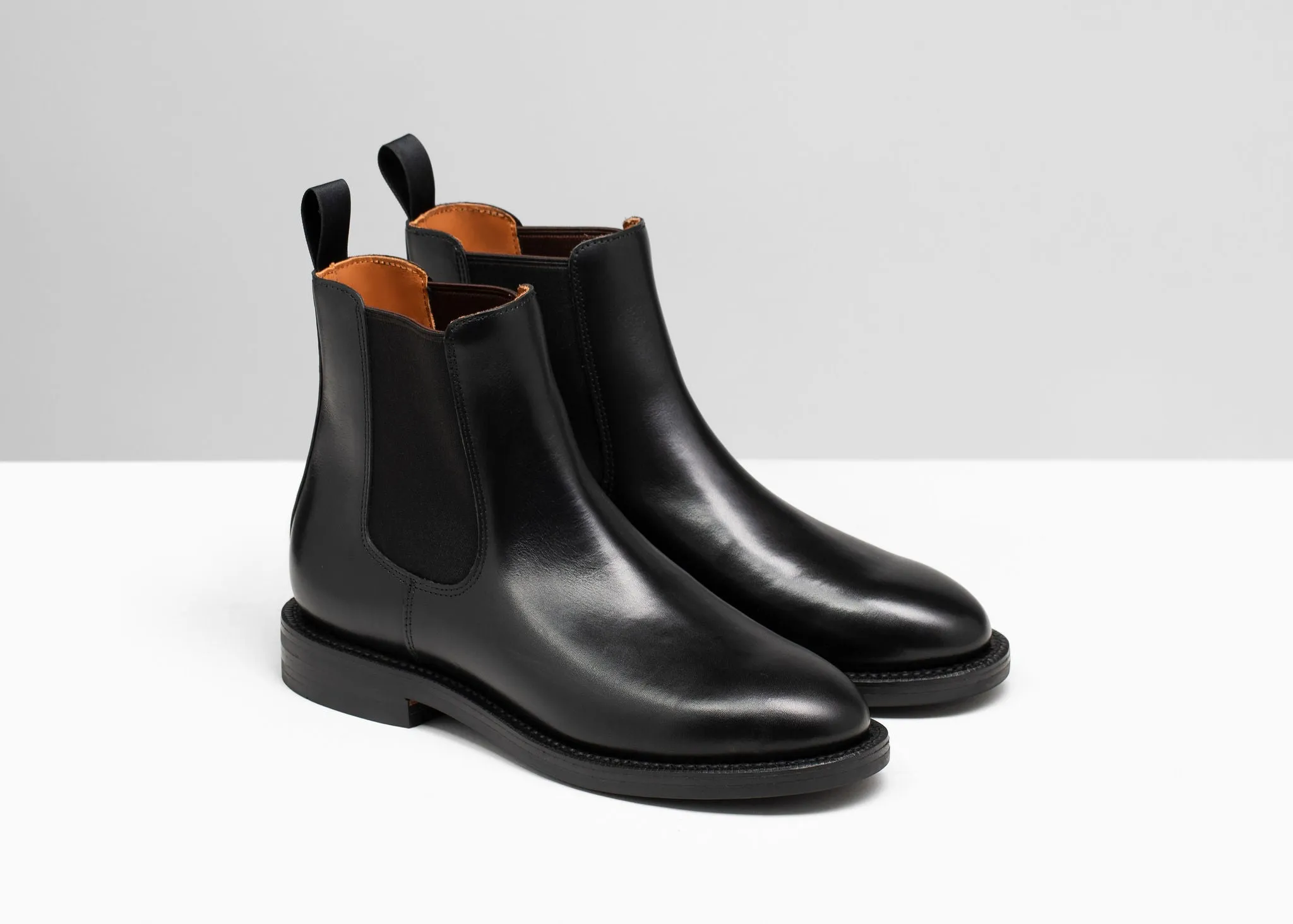 Josephine Chelsea Boot Black Calf