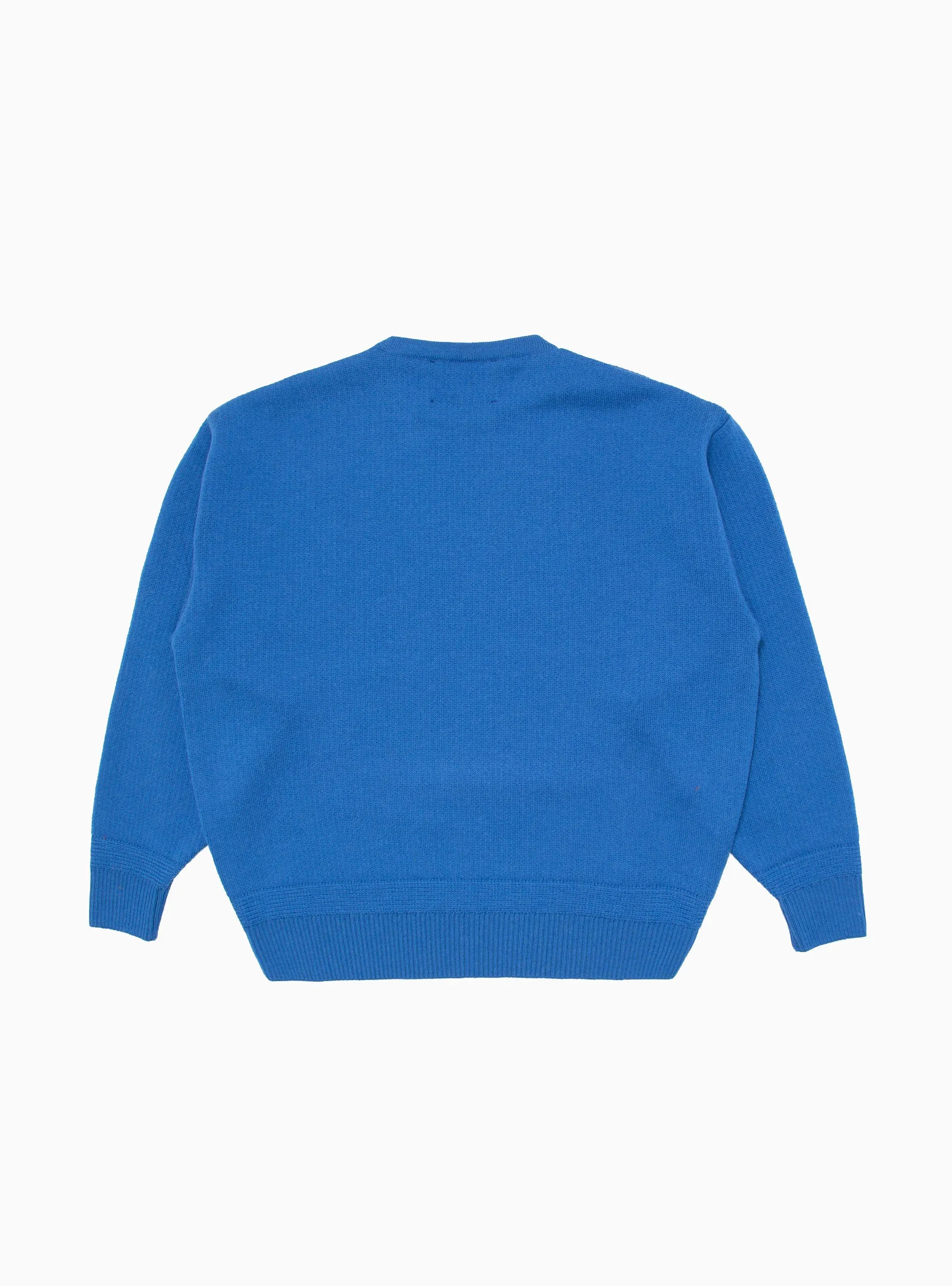 Kendrew Merino Wool Crew Sweater Royal Blue