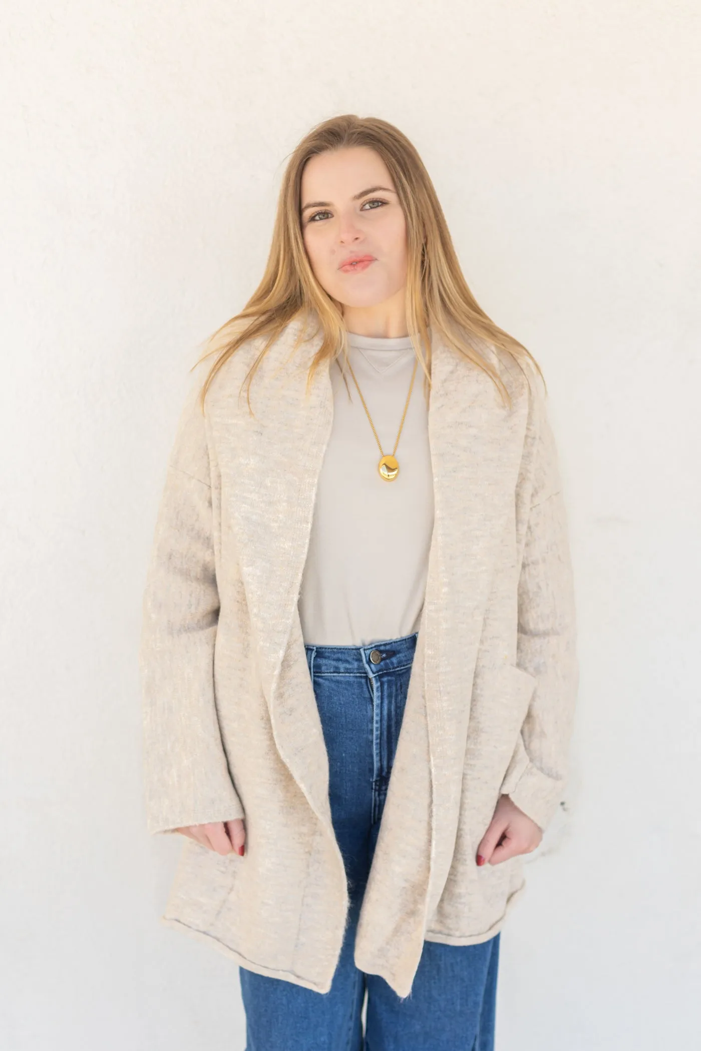 KINSLEY IVORY CARDIGAN