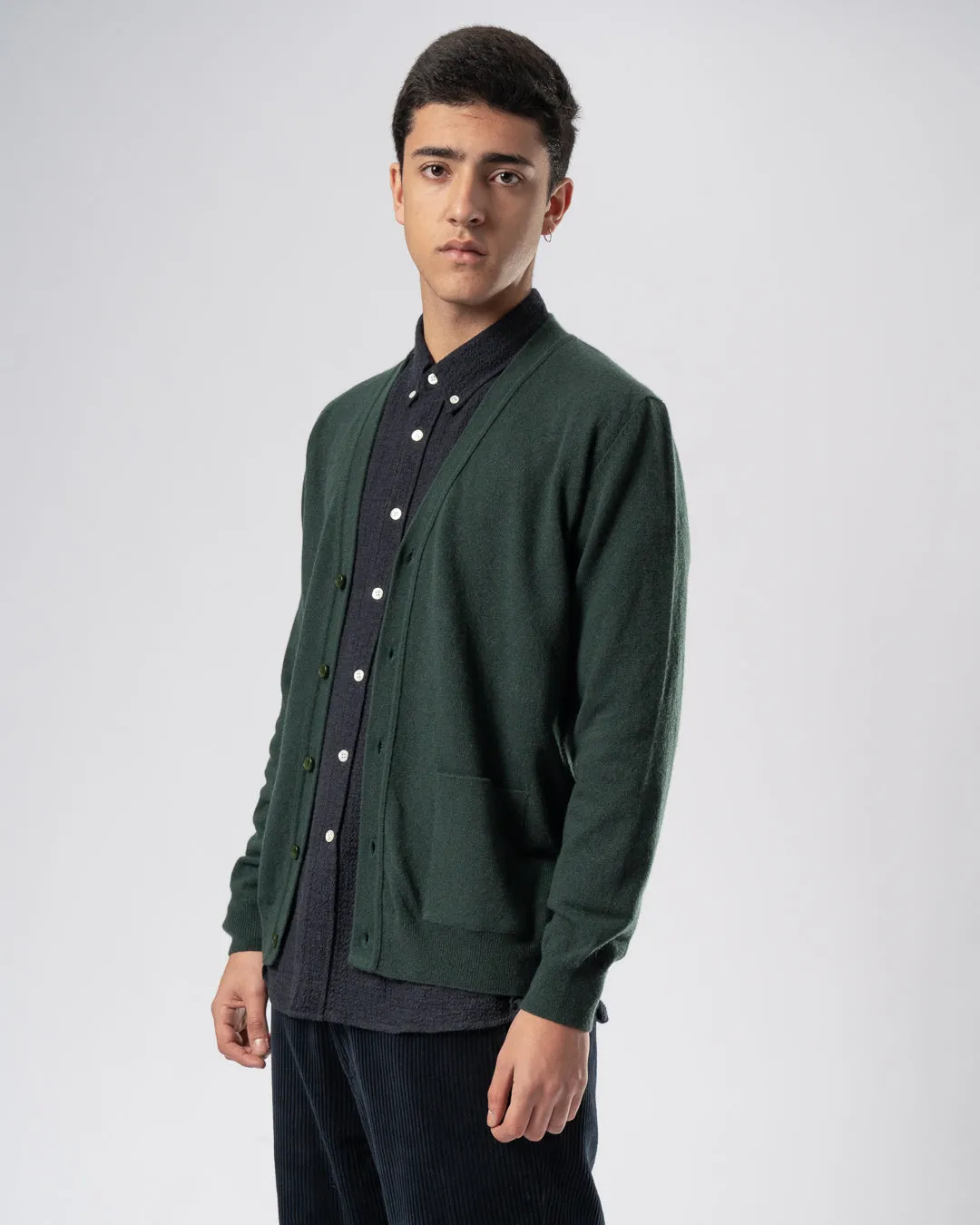 LA PAZ Almeida Wool Cardigan Green