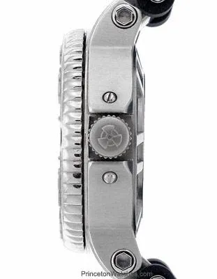 Ladies Rubber Strap Critical Mass by Reactor - Silver/White  Dial - Day/Date