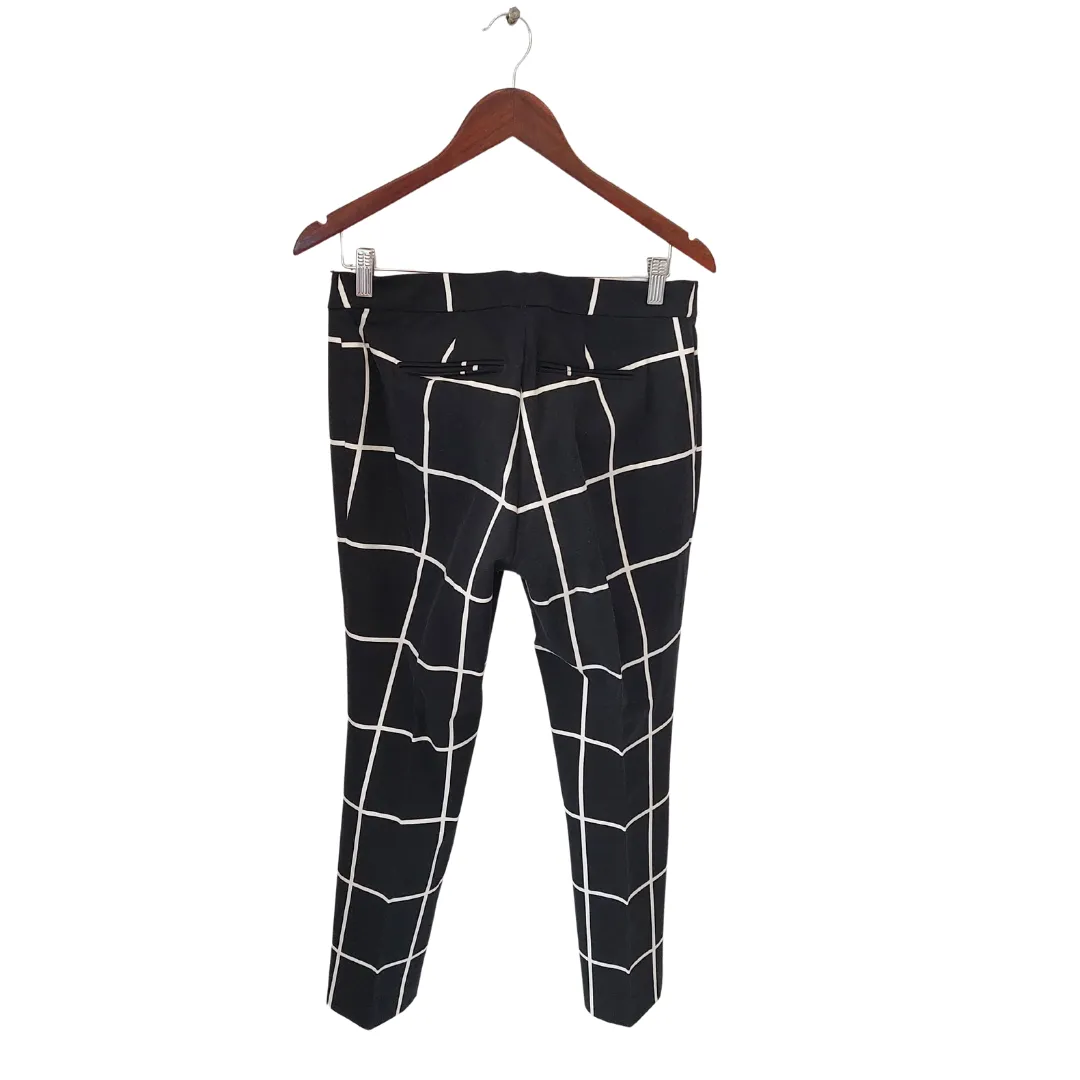 Lauren Ralph Lauren Black & White Checked Pants | Pre Loved |