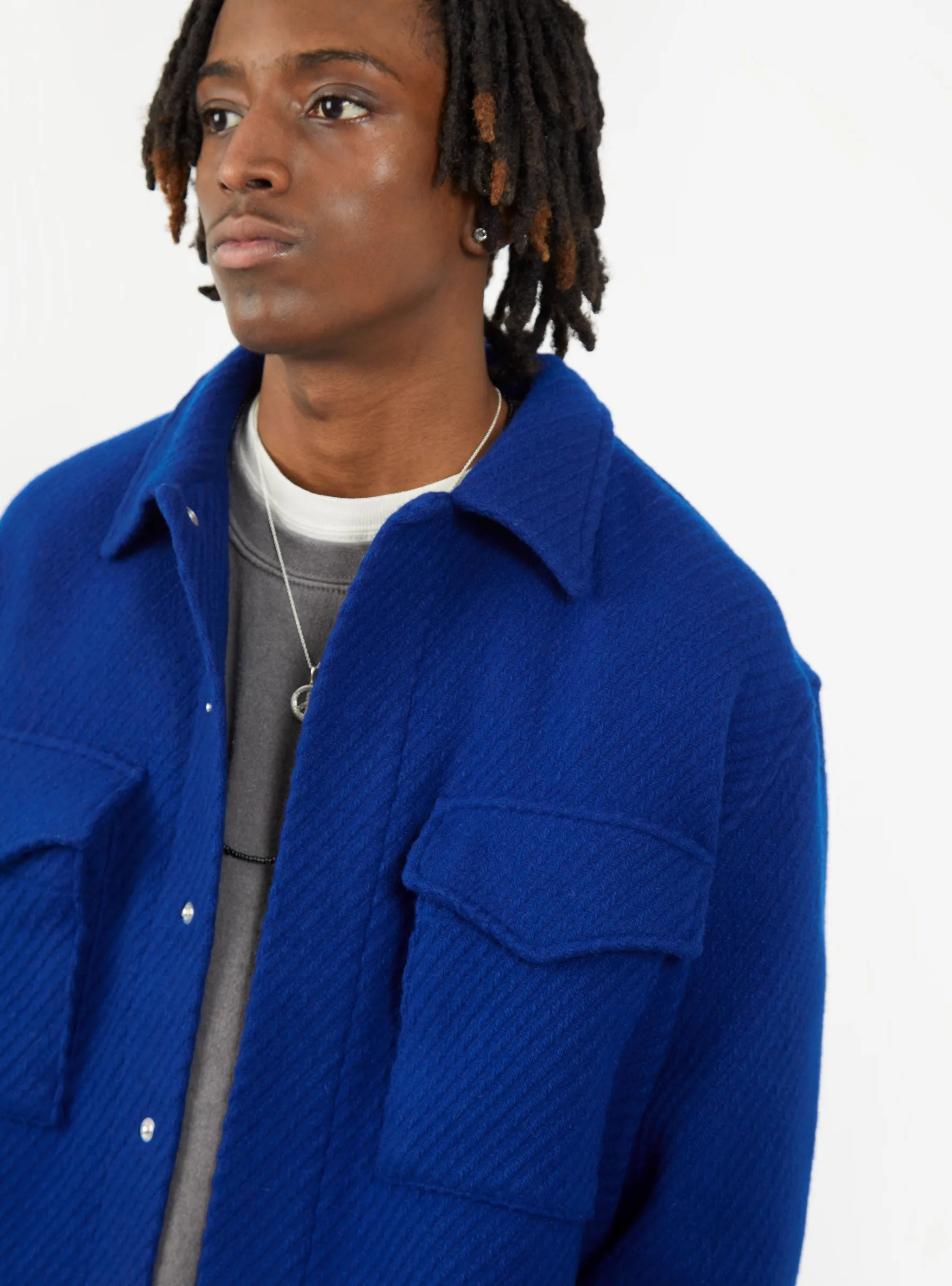 London '68 Wool Jacket Azul Blue