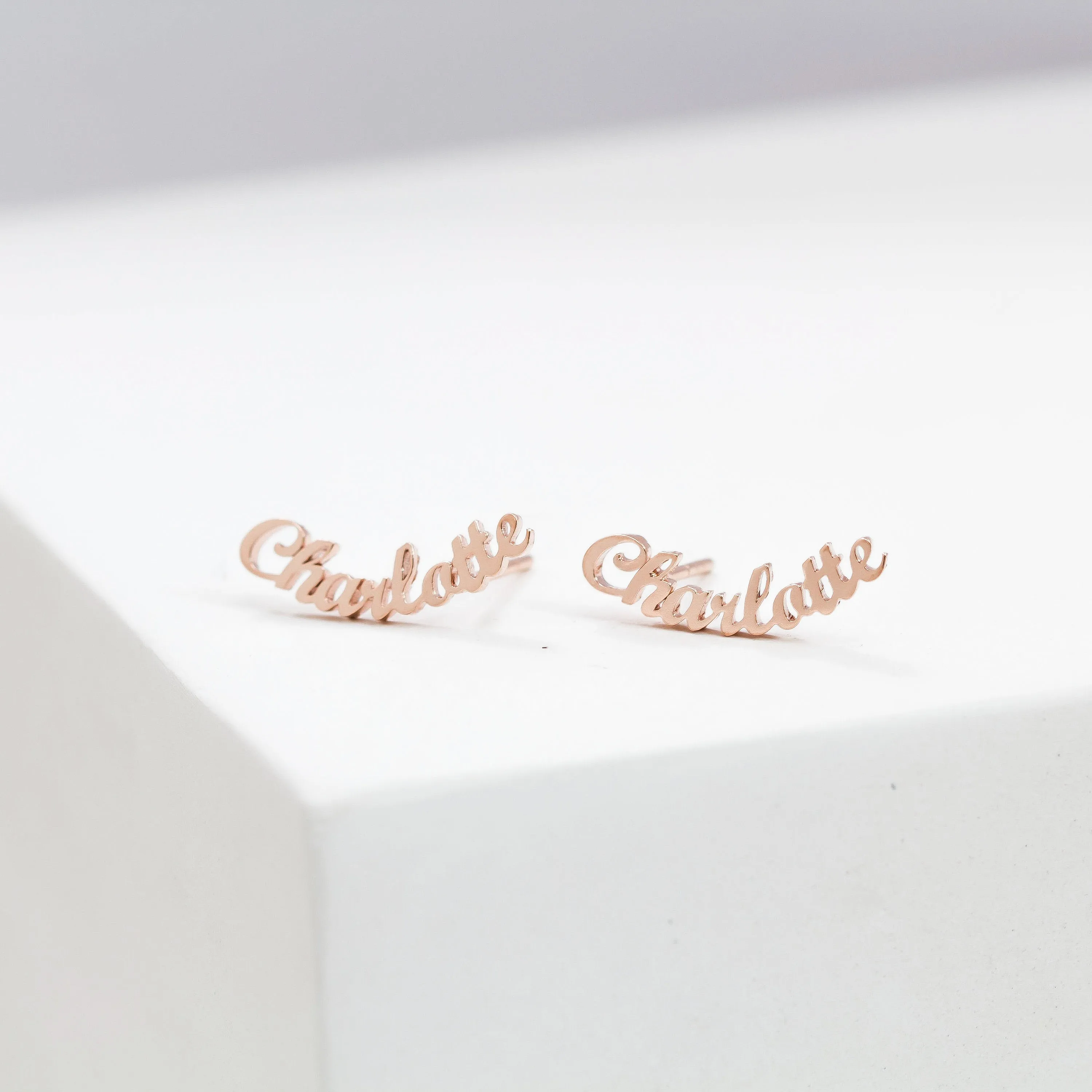 London Name Earrings